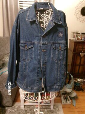 VTG International Cinematographers Guild Union Line Blue Jacket Movie Union 2XL